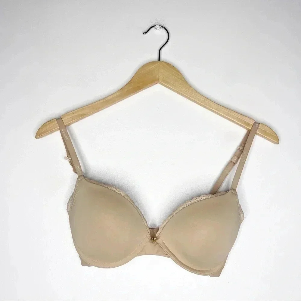Aerie Nude Padded T-Shirt Bra Size 32 D